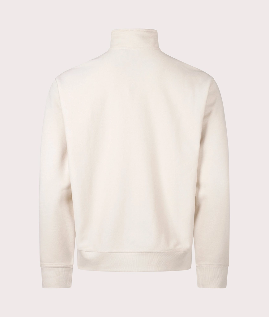 Carhartt WIP Mens Relaxed Fit Half Zip American Script Sweatshirt